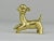 Mid-Century Brass Fawn Figurine by Walter Bosse for Hertha Baller, Austria, 1950s For Sale - Image 6 of 12