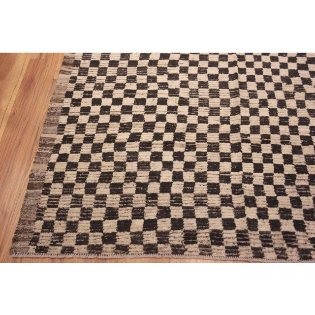 Abstract Nazmiyal Collection Modern Central Asian Rug For Sale - Image 3 of 9