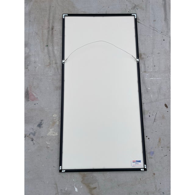 1977 Matisse the Cut-Outs Exhibition Poster — La Vis, National Gallery of Art, Framed Vintage Lithograph For Sale In Seattle - Image 6 of 9