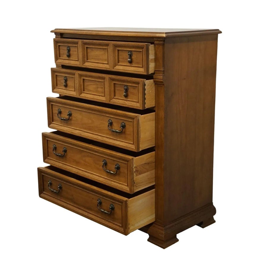 Drexel Furniture Guildhall Collection Solid Walnut Colonial Early