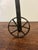 Antique Iron Penny-Farthing Bicycle Sculpture With Working Pedals For Sale - Image 9 of 9