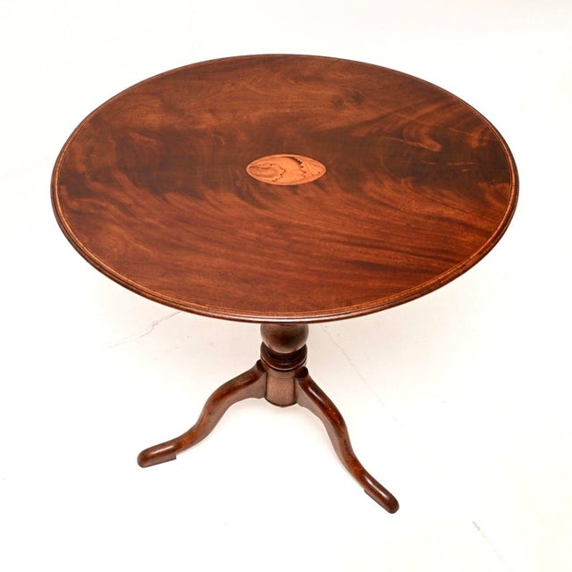 18th Century Antique Georgian Inlaid Side Table, 1790 For Sale - Image 5 of 10