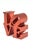 This very rare vintage rendition of the small Robert Indiana LOVE sculpture/ paperweight is rarely seen in this red...