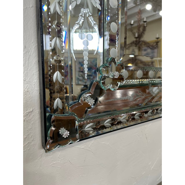 20th Century Venetian Style Mirror by Mirror Fair For Sale In West Palm - Image 6 of 11