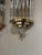 Pair of Murano Glass and Brass Barber Sconces For Sale - Image 4 of 7