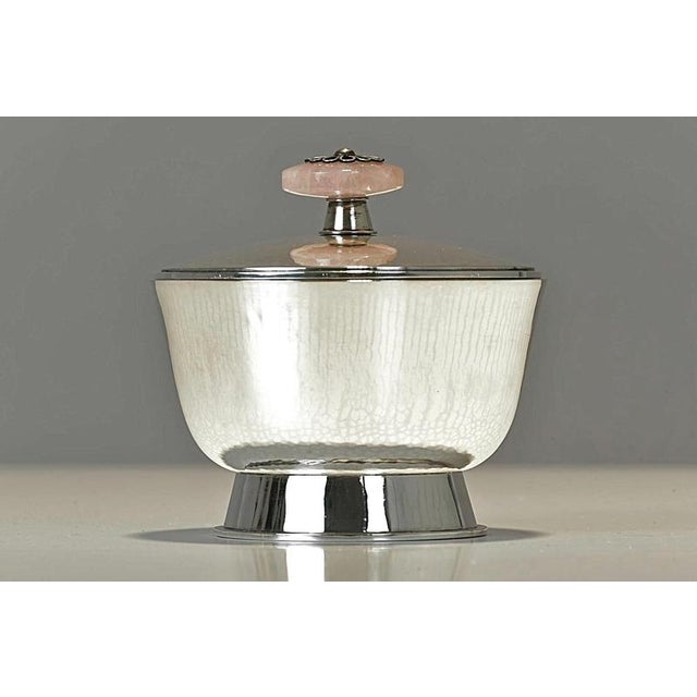 Hand-Crafted Silver Can, 1940s For Sale - Image 4 of 12