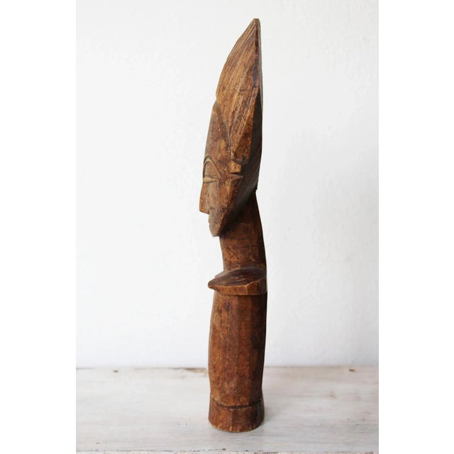 Tribal Vintage Akua'ba Fertility Figure, Ashanti For Sale - Image 3 of 9