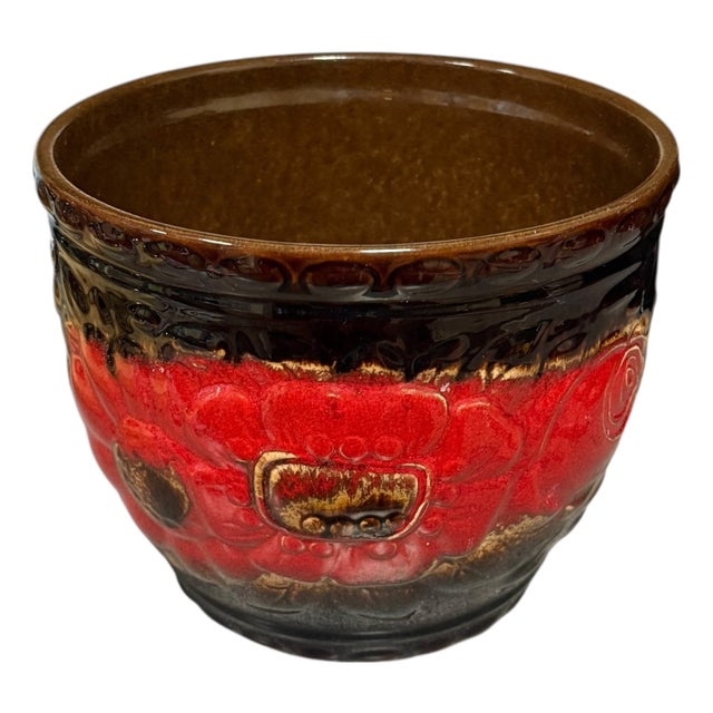 Vintage Fat Lava Planter from Bay Keramik, 1960s For Sale