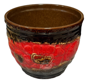 Vintage Fat Lava Planter from Bay Keramik, 1960s