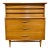 1960s Kent Coffey Foreteller Mid Century Walnut Highboy Dresser For Sale