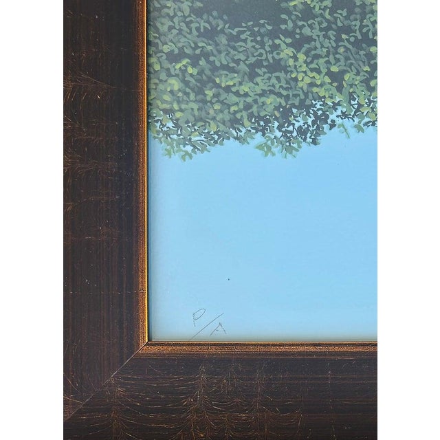 1990s Original Tomas Sanchez "Orilla" Lithograph, Signed, Dated Artist Proof For Sale - Image 5 of 12