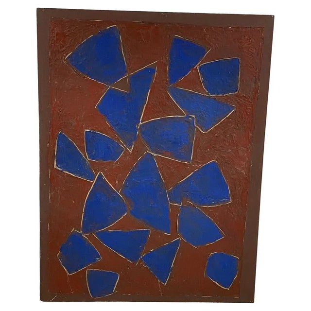 Georges Ferrato, Abstract Composition, 1993, Canvas Painting For Sale - Image 10 of 10