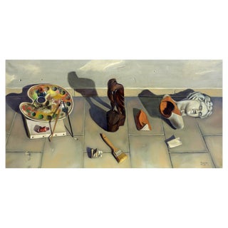 Maximilian Ciccone, Composition, Oil on Canvas For Sale