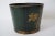 Edwardian English Tole Ware Cachepot With Butterfly Motif For Sale - Image 4 of 10