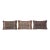 Bohemian Lumbar Kilim Pillow Cover 16'' X 24'' - Set of Three For Sale