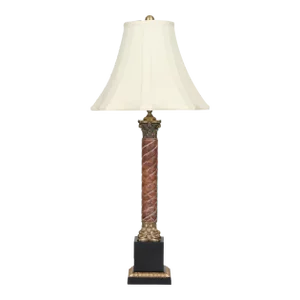 Corinthian Column Marble Table Lamp