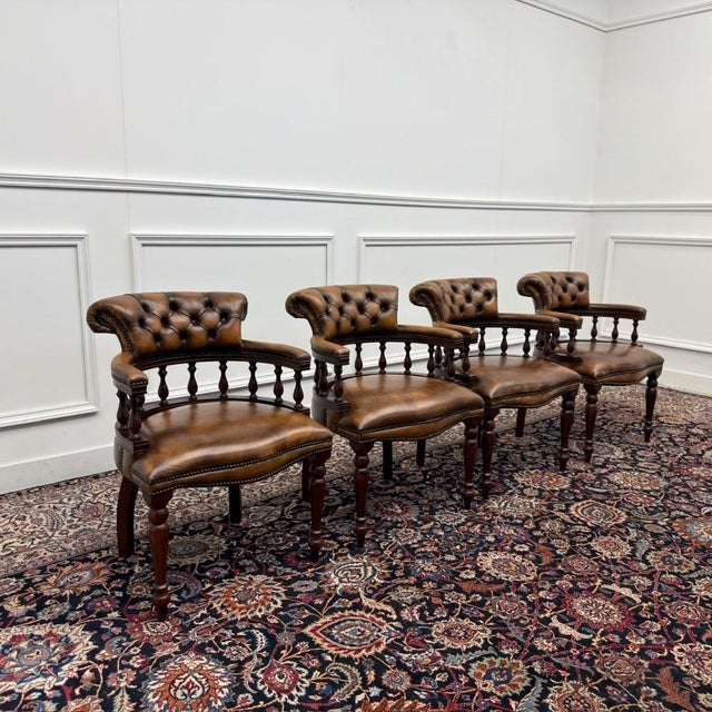These beautiful chairs are the eye-catcher for your home, room or office. Made of wood and genuine leather. from the...