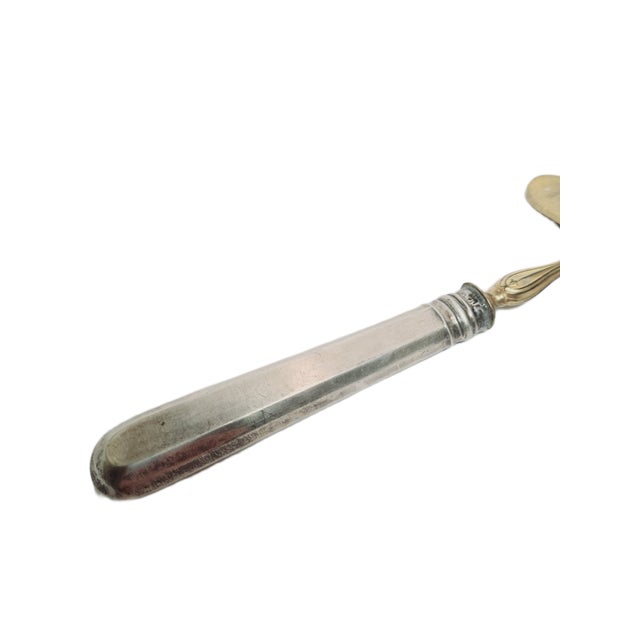 Eclectic Silver Plated Cake Shoulder, 1900s For Sale - Image 5 of 10