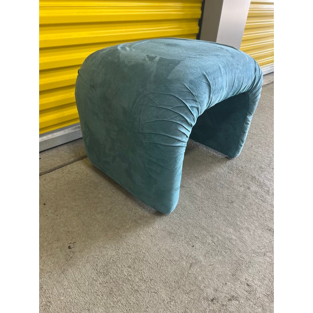 1980s Vintage Post Modern Waterfall Stool For Sale - Image 5 of 9