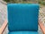 Mid-Century Petrol and Teak Easy Chair from Wilhelm Knoll Antimott, 1965 For Sale - Image 14 of 18