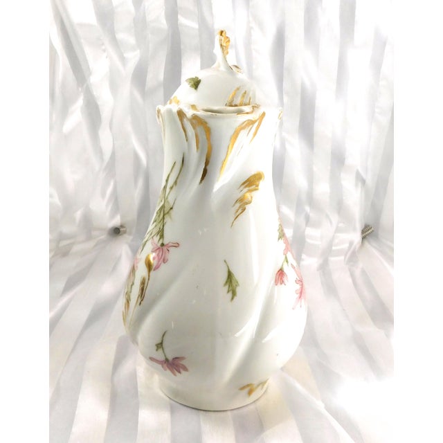 Late 18th Century Dated Jean Pouyat Limoges Chocolate Pot Teapot For Sale - Image 9 of 15