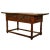 An outstanding rare antique 16th century two drawer carved walnut refectory, console or serving table, Barcelona, Spain,...