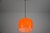 Mid-Century Red Glass Pendant Lamp, Italy, 1960s For Sale - Image 6 of 15
