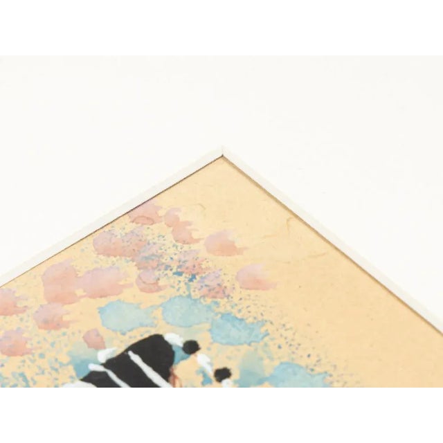 Figurine, State Opera Munich, Gouache on Paper, Framed For Sale - Image 9 of 12