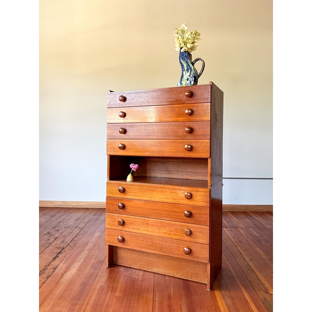 1960s Sannemans Møbelfabrik Stacking Dresser Drawers, 2 Pieces For Sale - Image 4 of 14