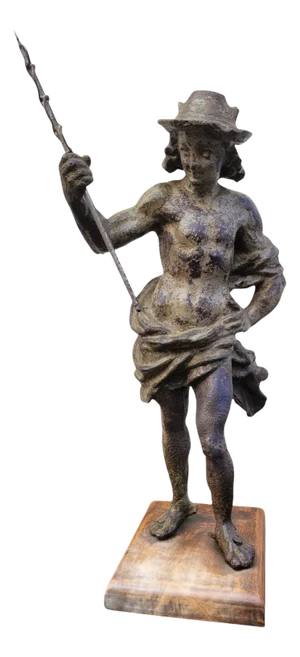 Mercury Statue, 1800s, Iron