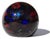 Murano Vintage Fratelli Toso Murano Jet Black Mosaic Optic Swirl Canes Italian Art Glass Paperweight For Sale - Image 4 of 8