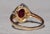 1940s The Leavenworth: Ladies 14K Yellow Gold Ruby and Diamond Ring For Sale - Image 5 of 10