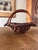 Antique Japanese Ikebana basket. Woven, split bamboo. Rich color and sturdy construction. Whimsical shape makes it a great...