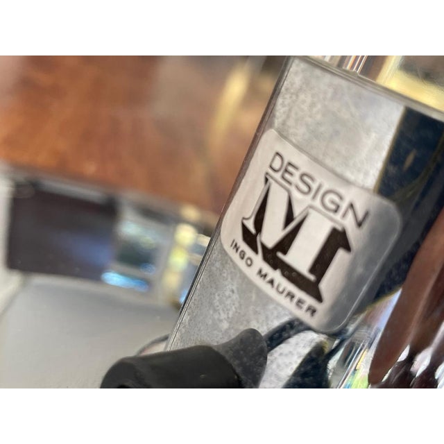 Ingo Maurer Milk Glass M Design Floor Lamp by Ingo Maurer For Sale - Image 4 of 17