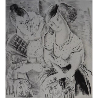 Mily Possoz, La fleuriste, Etching For Sale