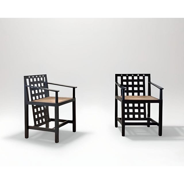 DS3 Chairs by Charles Rennie Mackintosh for Cassina, 1960s, Set of 2 For Sale - Image 11 of 11