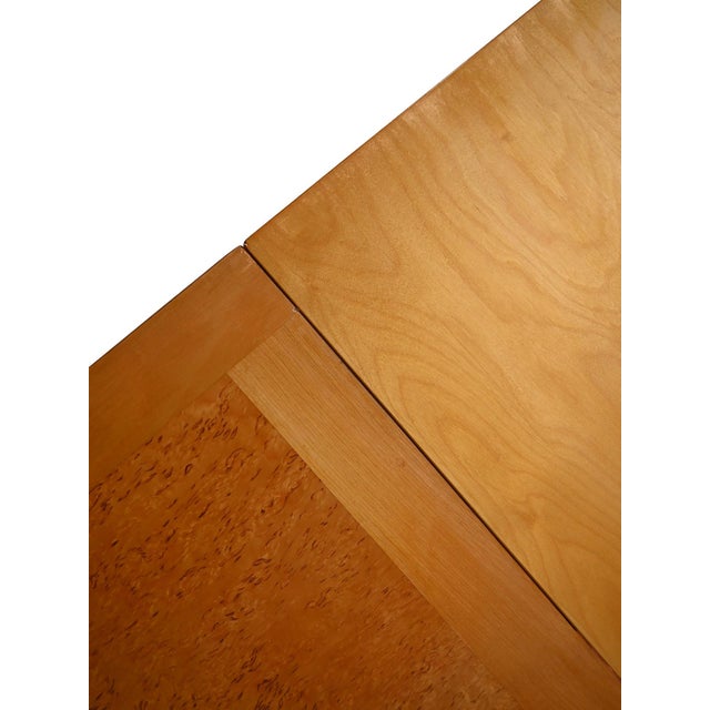 Wood Scandinavian Birch Table from Skaraborgs, 1980s For Sale - Image 7 of 13