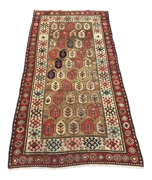 Antique Caucasian Gendje Rug