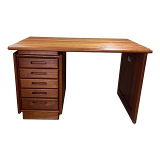 Danish Modern Teak Desk from Salin Møbler, 1970s For Sale