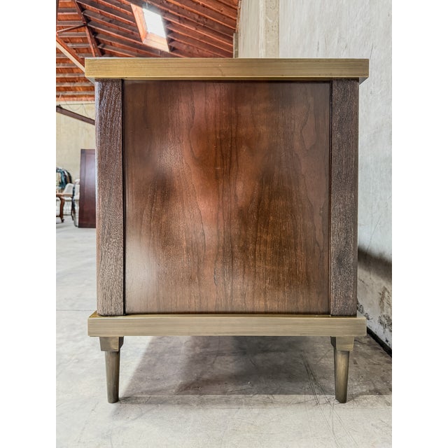 Jiun Ho Montresor Sideboard - Oak, Cinnamon Brass Accents For Sale - Image 11 of 11