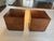 Wood Vintage Mitchell Gold Style Cube Side Tables—A Pair For Sale - Image 7 of 12
