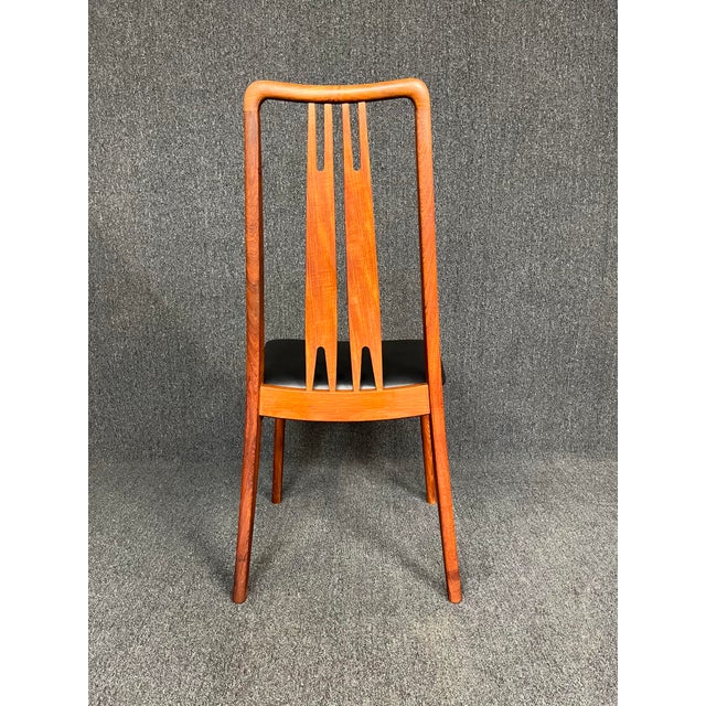 1960s Vintage Mid Century Danish Teak Dining Chairs by Anders Jensen - Set of 5 For Sale In San Diego - Image 6 of 9