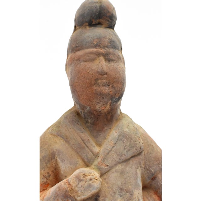 Ceramic Chinese Terracotta Figure Chef Han Style For Sale - Image 7 of 13