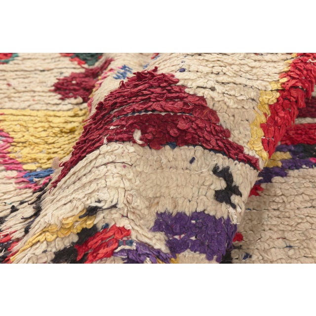 Vintage Azilal Boucherouite Moroccan Rug, 06'00 X 10'08 For Sale In Dallas - Image 6 of 10