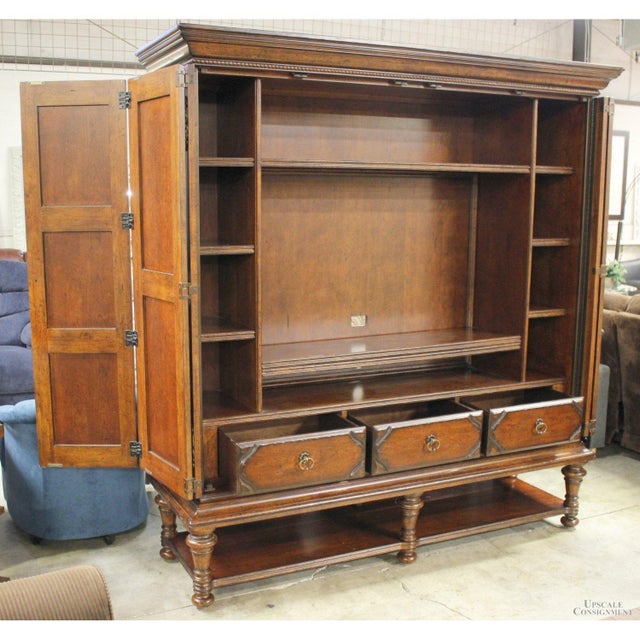 Lexington Furniture Late 20th Century Lexington Entertainment Center - Mahogany For Sale - Image 4 of 8