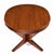 Refinished Expanding Oval Danish Modern Teak Flip-Flap Dining Table by Dyrlund For Sale - Image 11 of 15