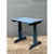 Mid-Century Modern Vintage Distressed Blue Wood Side Table For Sale - Image 3 of 12