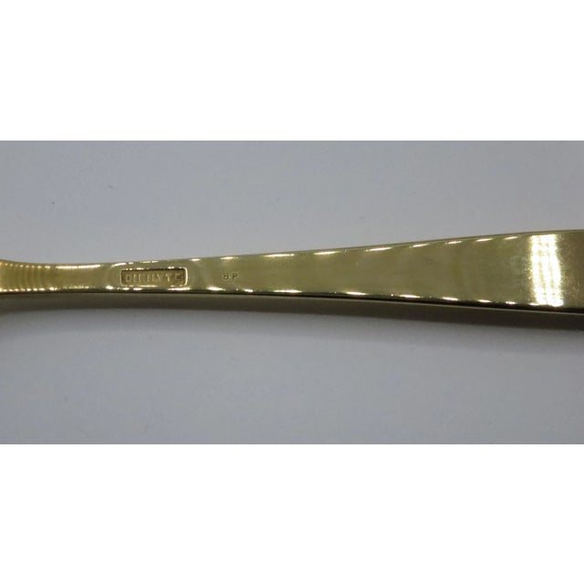 Mid-Century Modern Vintage 1940s Dirilyte Flatware Regal Pattern Butter Knives- Set of 6 For Sale - Image 3 of 9