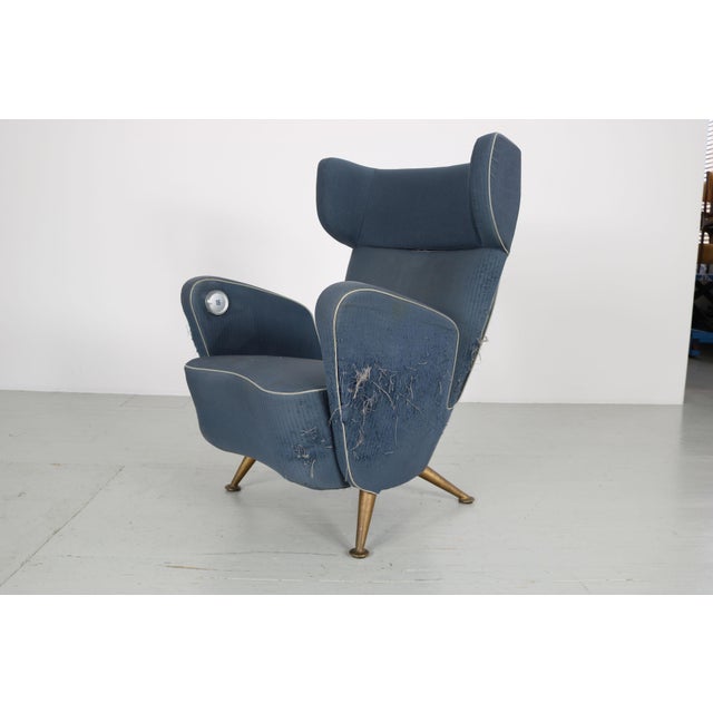 Vintage Lounge Chair by Gio Ponti and Giulio Minoletti For Sale - Image 11 of 18