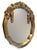 Gold Art-Deco French Mirror in Gilt Carved Wooden Frame with Geometric Floral Design, 1930s For Sale - Image 8 of 8